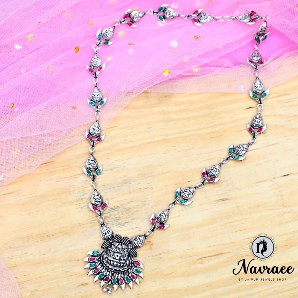 Aastha Lakshmi on Leaves Pendant included in combo