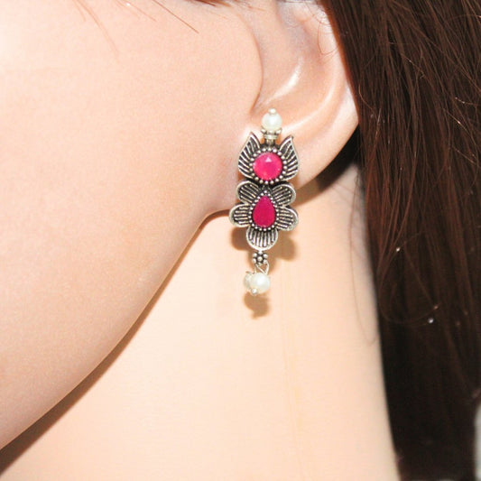 ANUSHA NECKLACE SET-MAROON