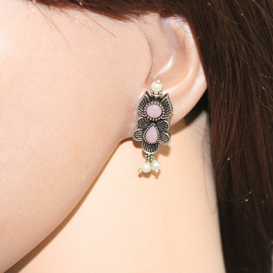 ANUSHA NECKLACE SET-PINK