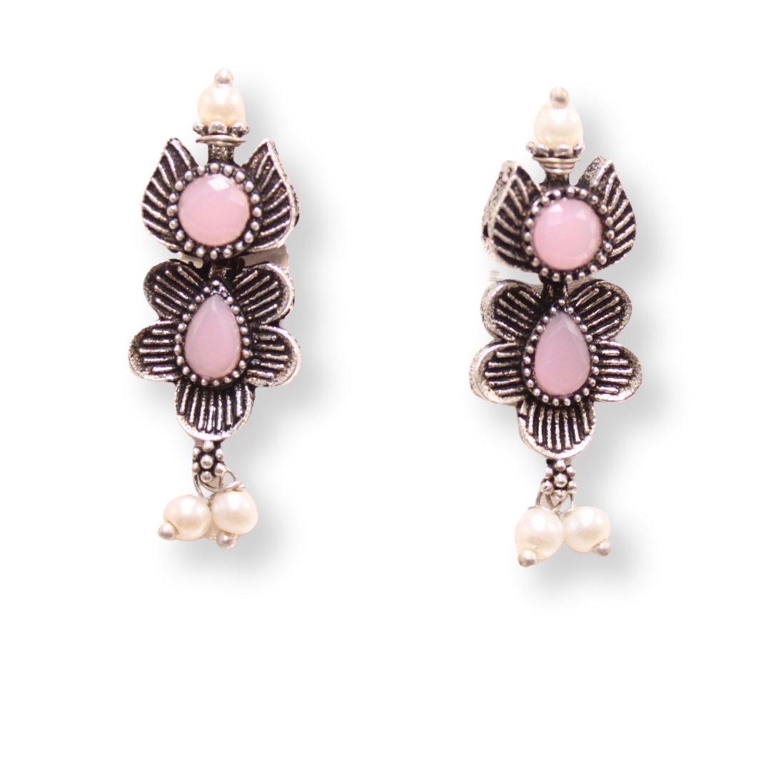 ANUSHA NECKLACE SET-PINK