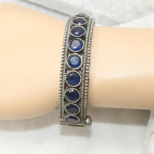 BIG ROUND MULTI STONE KADA - BLUE