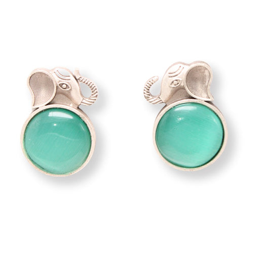 BIG STONE ELEPHANT STUD - MINT