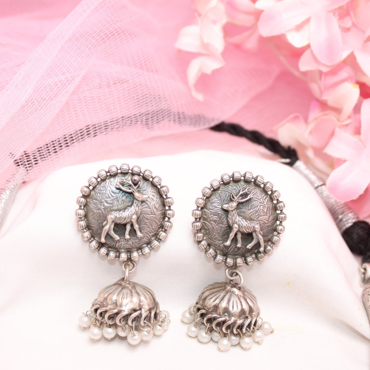 BOHO CHAKRA PATTERN HASLI NECKLACE-TURQUOISE