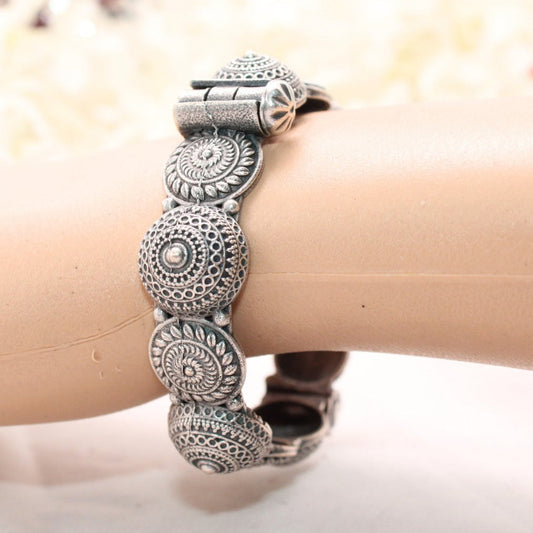 BOHO VINTAGE LOOK SINGLE KADA - CHAKRA DOME - SET OF 2