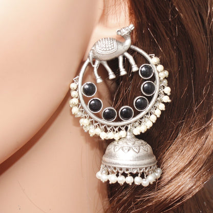 CAMEL BAALI JHUMKA - BLACK
