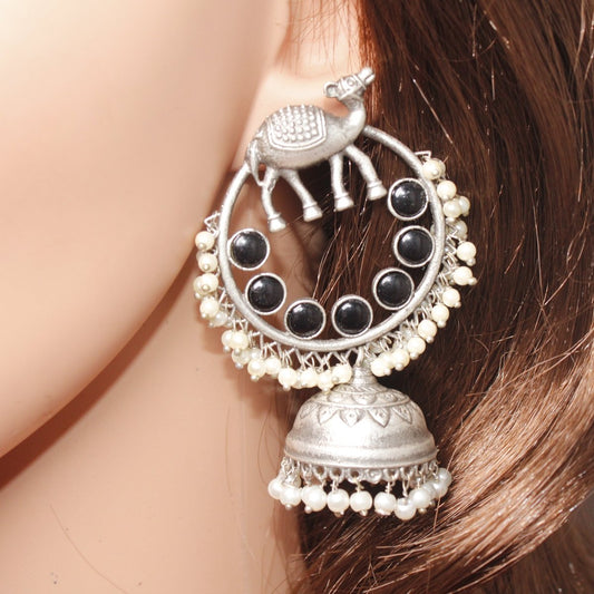 CAMEL BAALI JHUMKA - BLACK