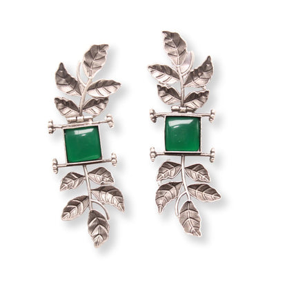 CREEPER LEAVES EARRINGS-GREEN