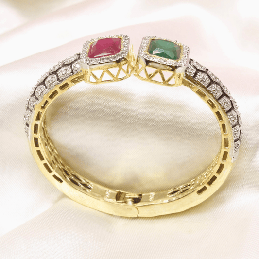DIAMOND LOOK ALIKE BRACELET GOLDEN POLISH - RG