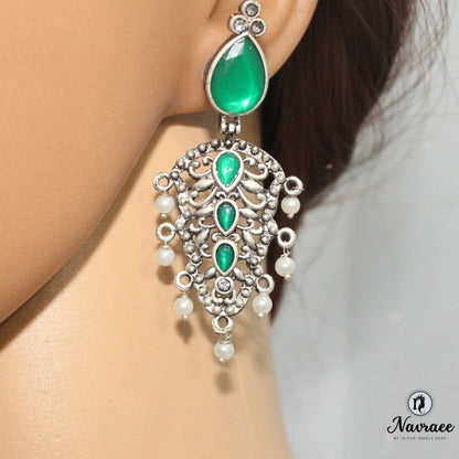DUAL DROP DANGLER-GREEN
