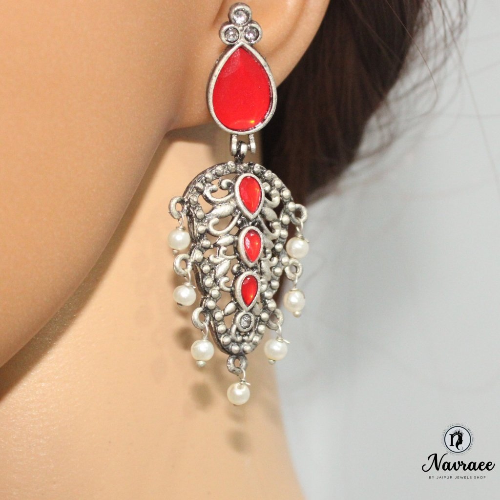 DUAL DROP DANGLER-ORANGE