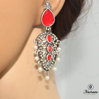 DUAL DROP DANGLER-ORANGE
