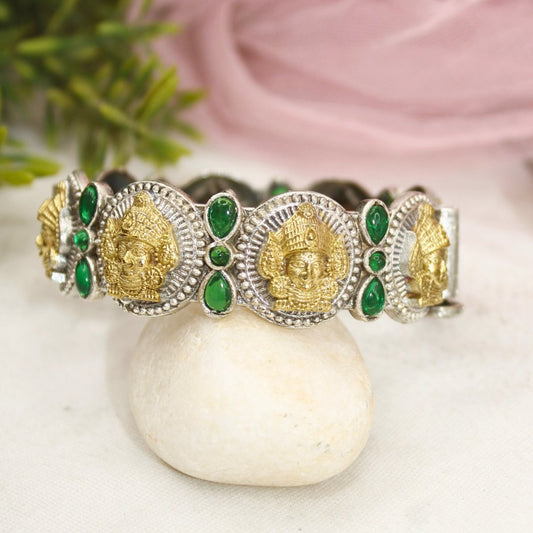DUAL-TONE DEVI KADA -GREEN