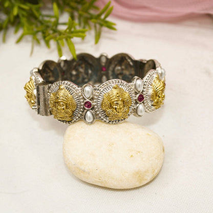 DUAL-TONE DEVI KADA -RED & WHITE