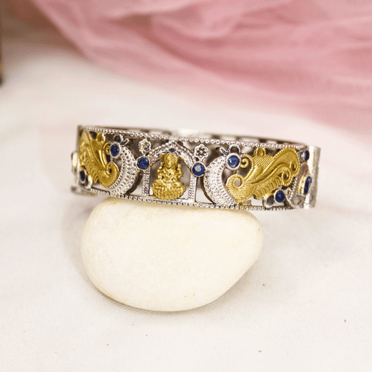 DUAL - TONE LAXMI MOR KADA - BLUE