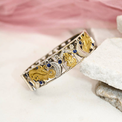 DUAL-TONE LAXMI MOR KADA-BLUE