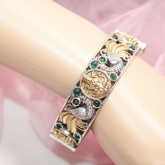 DUAL - TONE LAXMI MOR KADA - GREEN