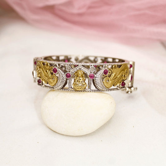 DUAL-TONE LAXMI MOR KADA-RED