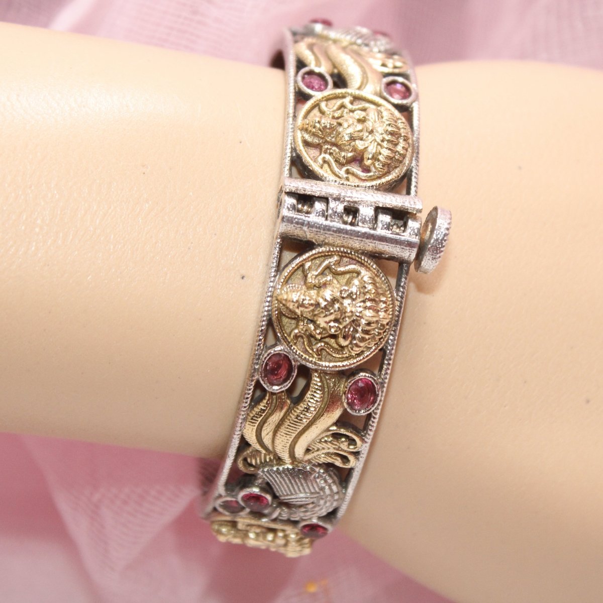 DUAL - TONE LAXMI MOR KADA - RED