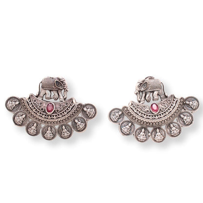 HAATHI LAKSMI PAIR STUD-RED