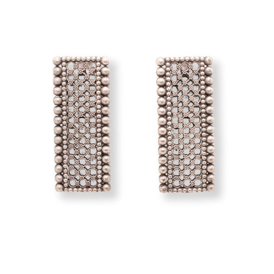 JAALI STUD-SILVER