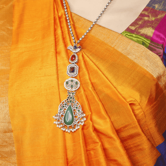 JHALAK PAIR FUSION DUAL - TONE PENDANT SET