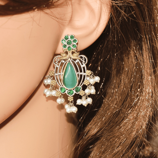 JHALAK PAIR FUSION DUAL - TONE PENDANT SET