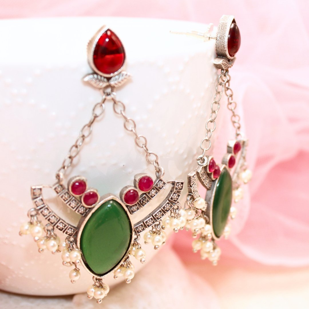 JHALRA CHANDBALI-GREEN & RED