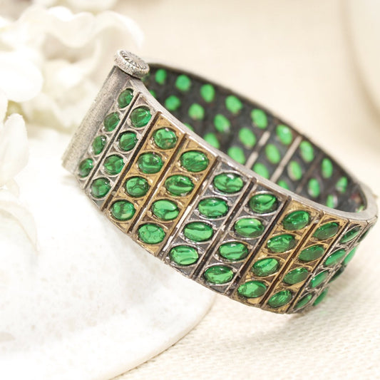 KALA DUAL - TONE MONALISA STONE KADA - GREEN