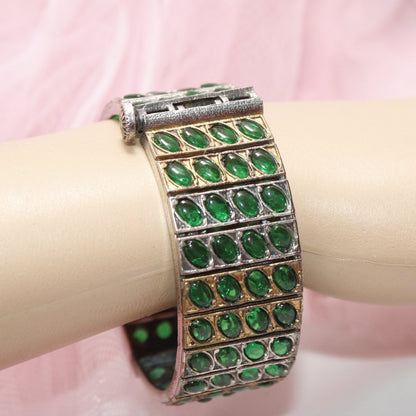 KALA DUAL-TONE MONALISA STONE KADA-GREEN