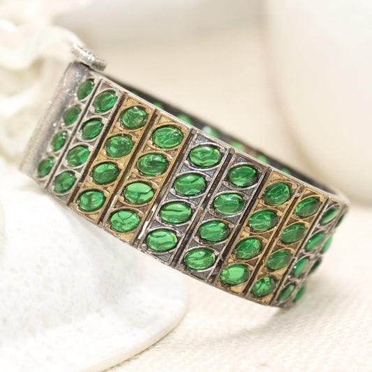 KALA DUAL - TONE MONALISA STONE KADA - GREEN
