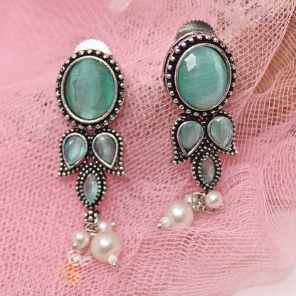 KALKI CRYSTAL NECKLACE SET - TURQUOISE