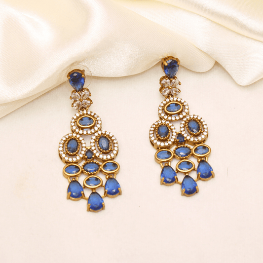 KASTURI NECKLACE SET - BLUE