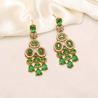 KASTURI NECKLACE SET-GREEN