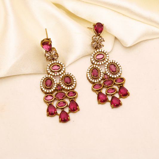 KASTURI NECKLACE SET - RUBY