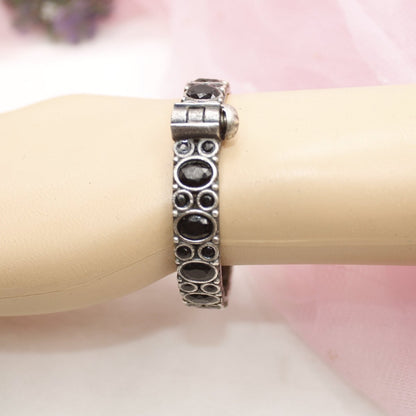 KESAR-OXIDISED SILVER LOOK ALIKE KADA-BLACK