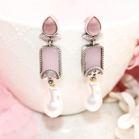 MONALISA STONE DANGLER - PINK