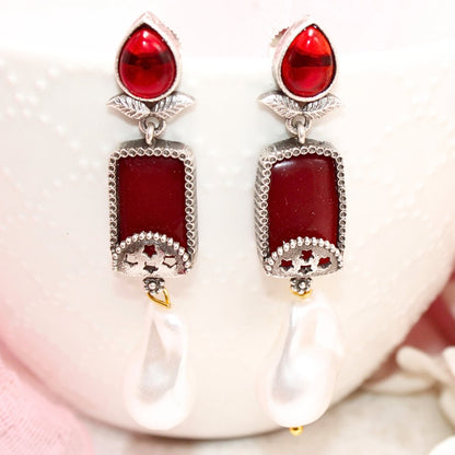 MONALISA STONE DANGLER - RED