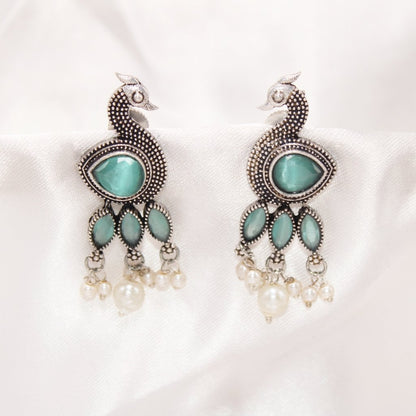 MORNI STUD EARRING - TURQUOISE BLUE