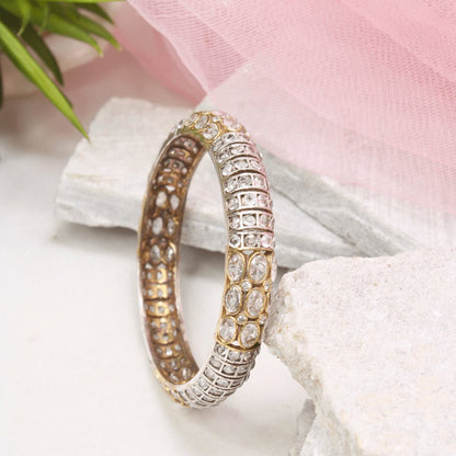 NAGINA BANGLES-DUAL-TONE FINISH-SET OF 2