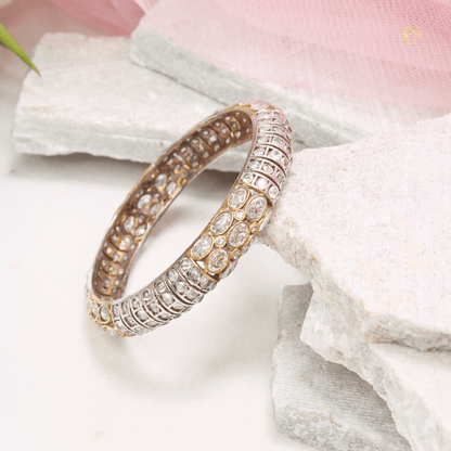 NAGINA BANGLES - DUAL - TONE FINISH - SET OF 2