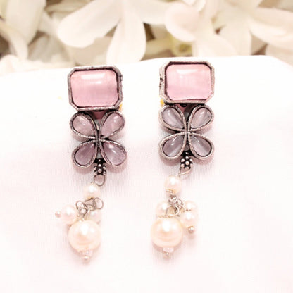 NAGINA NECKLACE SET-PINK