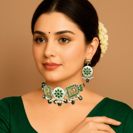 NANDI CHOKER-GREEN