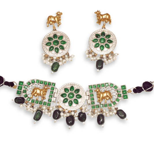 NANDI CHOKER - GREEN