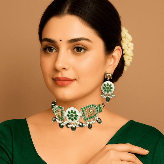 NANDI CHOKER - GREEN