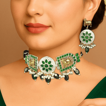 NANDI CHOKER - GREEN