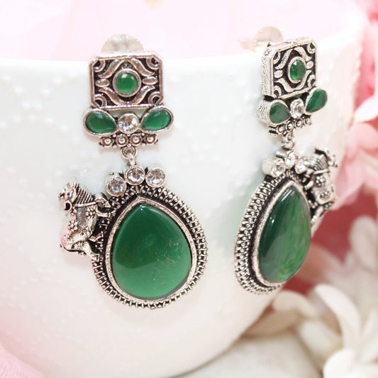 NANDI EARRING - GREEN