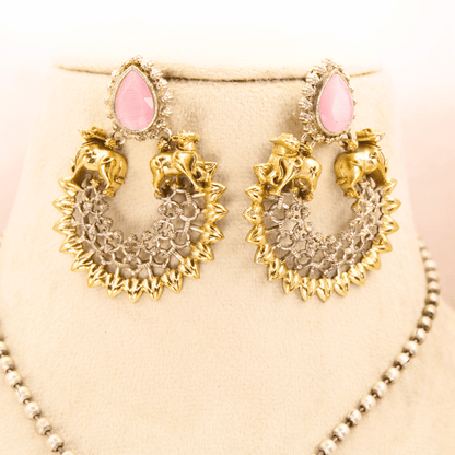 NANDI PAIR FUSION DUAL - TONE PENDANT SET