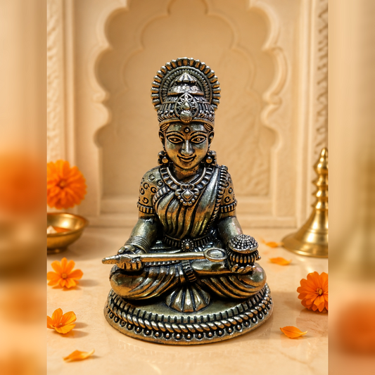 Goddess Annapurna Brass Idol editorial hero