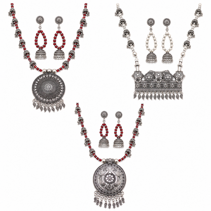 Navraee Banjara Pendant Trio Vol. 4 collage