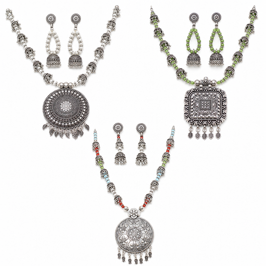 Navraee Banjara Pendant Trio Vol. 5 collage